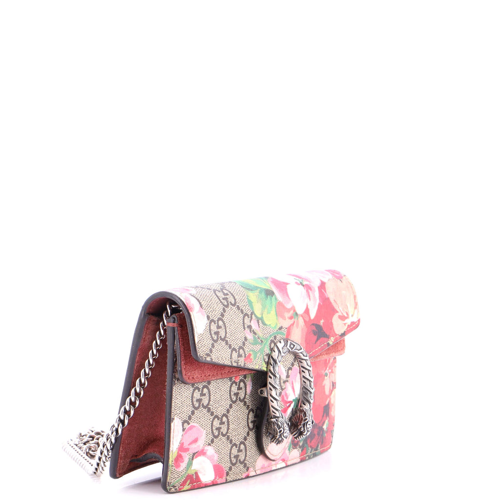 Dionysus Bag Blooms Print GG Coated Canvas Super Mini