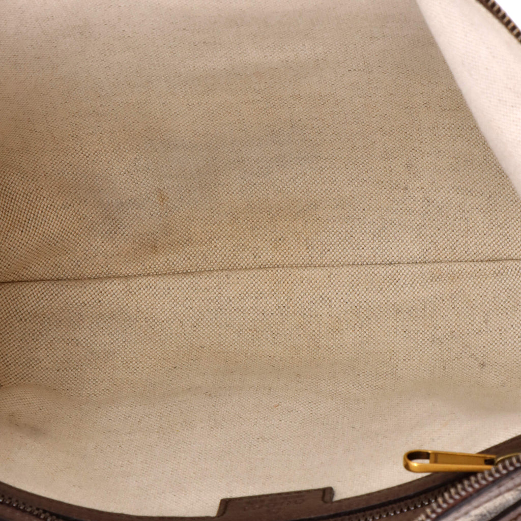 Ophidia Half Moon Hobo GG Coated Canvas Small