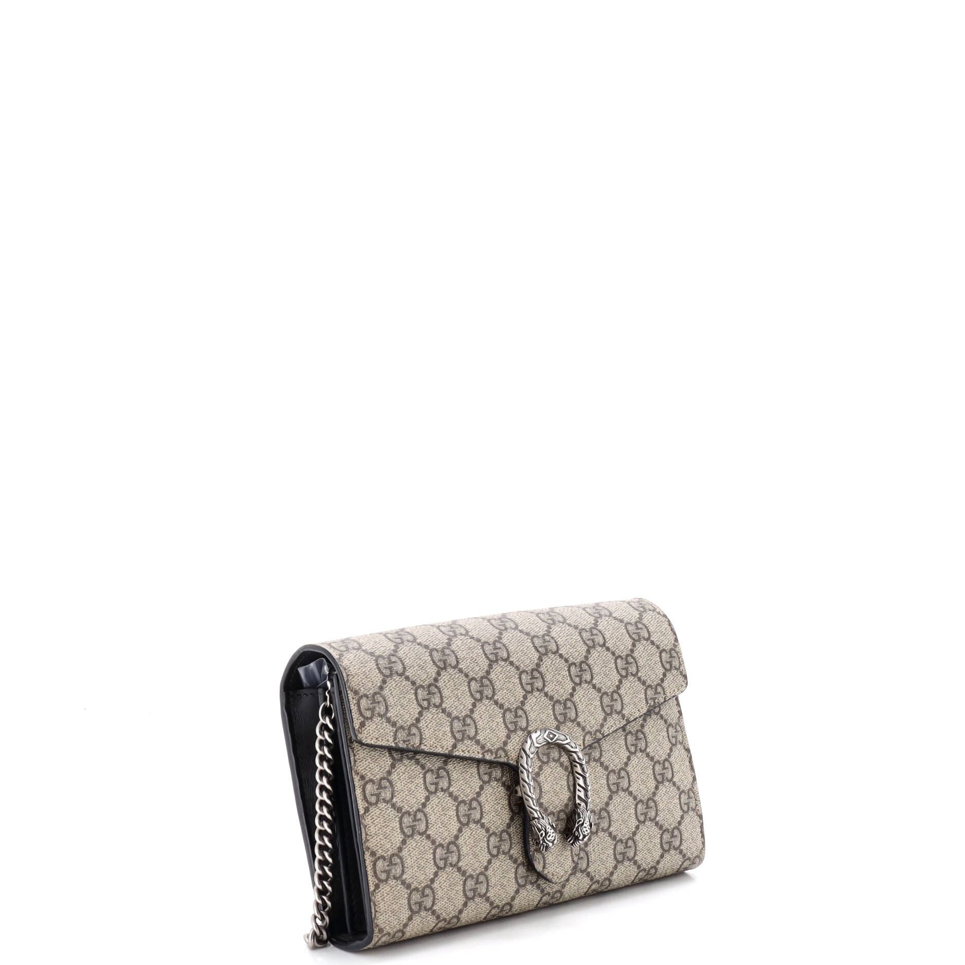 Dionysus Chain Wallet GG Coated Canvas Small