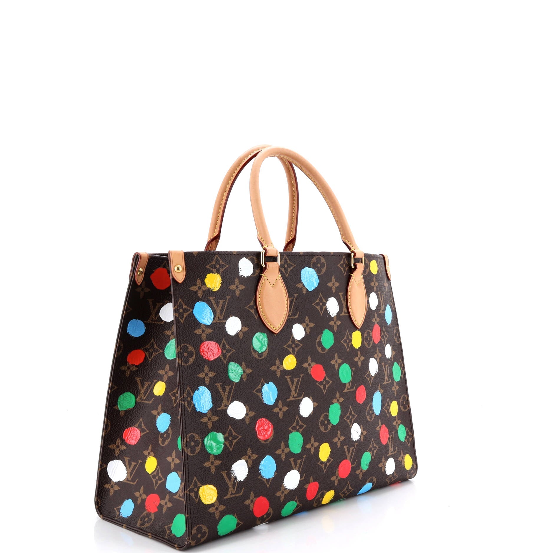 OnTheGo Tote Yayoi Kusama Painted Dots Monogram Canvas MM