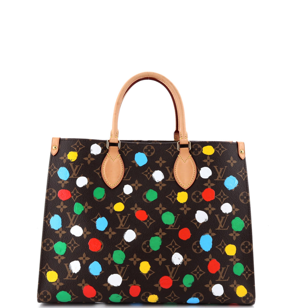 OnTheGo Tote Yayoi Kusama Painted Dots Monogram Canvas MM
