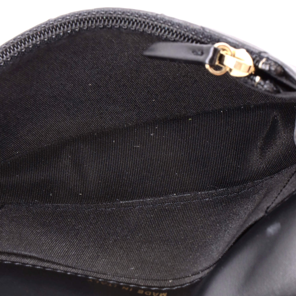Pearl Strap Clutch with Chain Quilted Calfskin