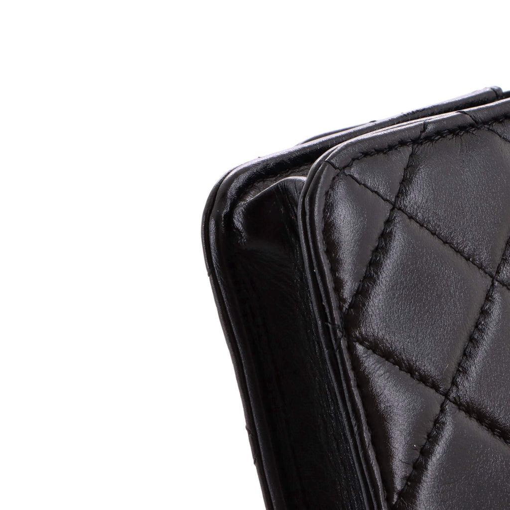 Pearl Strap Clutch with Chain Quilted Calfskin