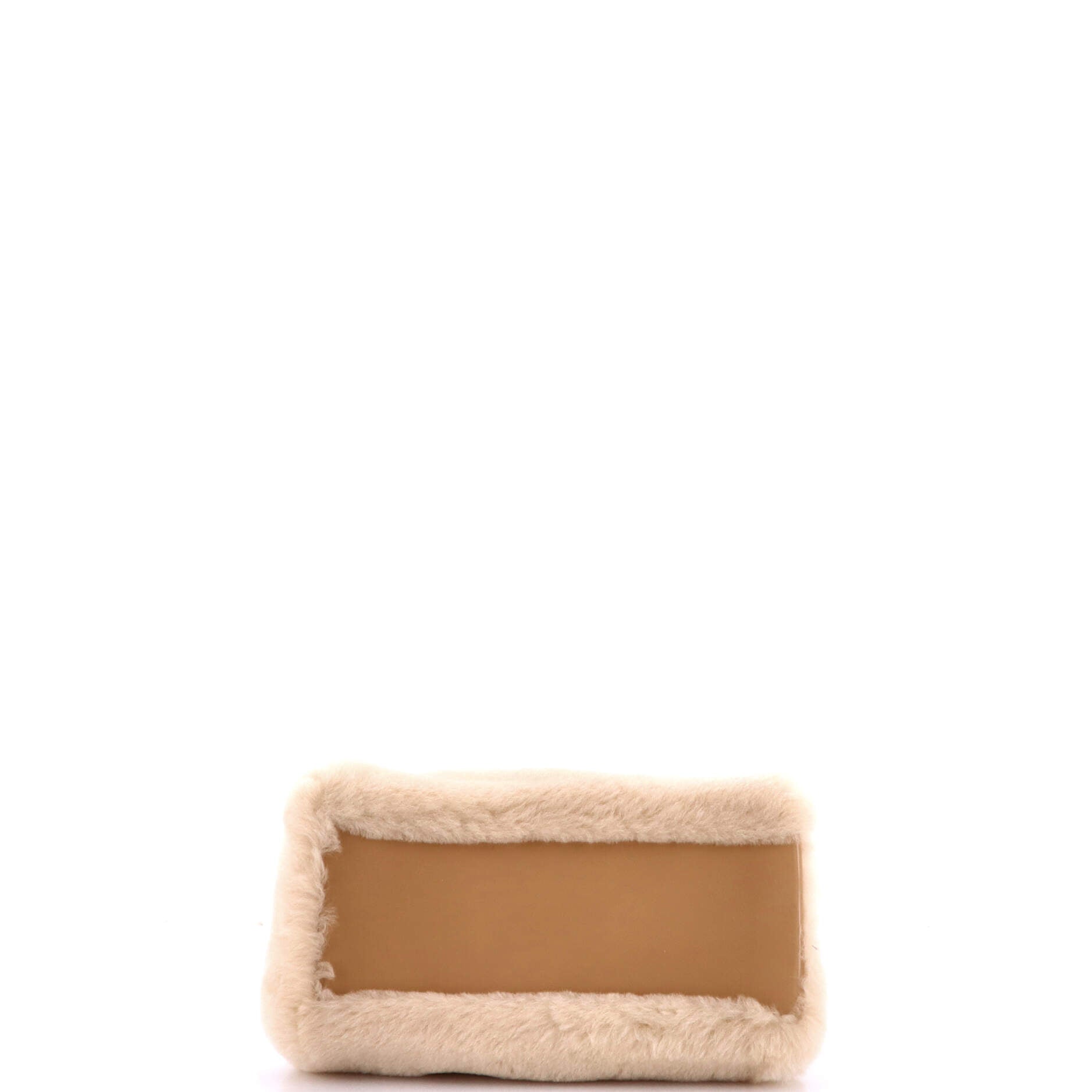 Hug Top Handle Bag Shearling XS