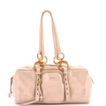 Dangle Top Handle Bag Leather Medium