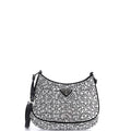 Cleo Shoulder Bag Crystal Embellished Satin Small