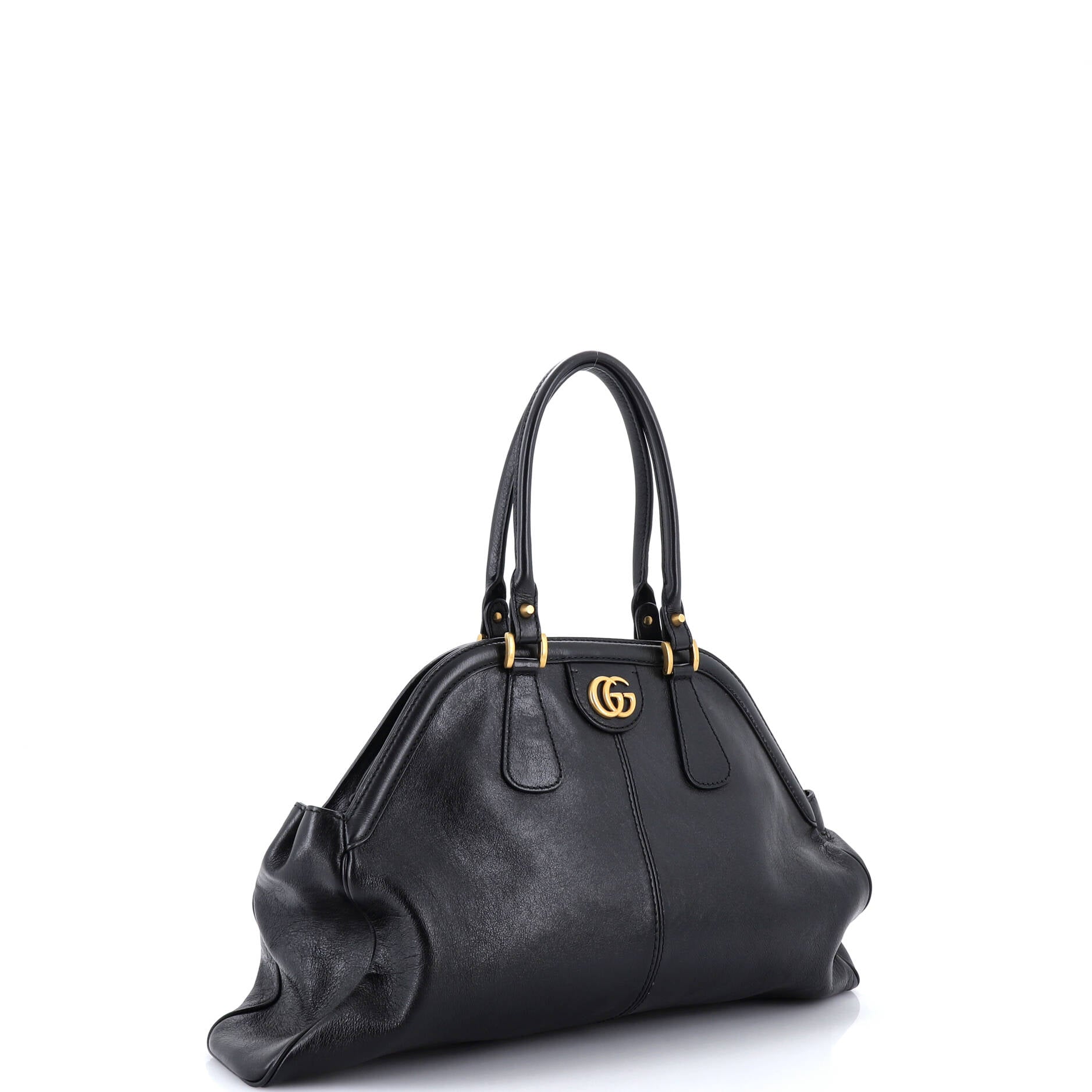RE(BELLE) Top Handle Bag Leather Large