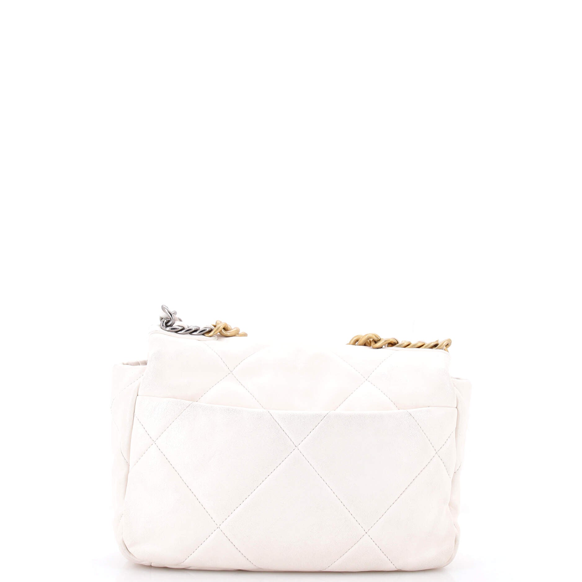 19 Flap Bag Quilted Leather Medium