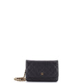 Wallet on Chain Quilted Caviar