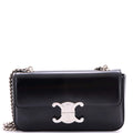 Triomphe Chain Shoulder Bag Leather Small