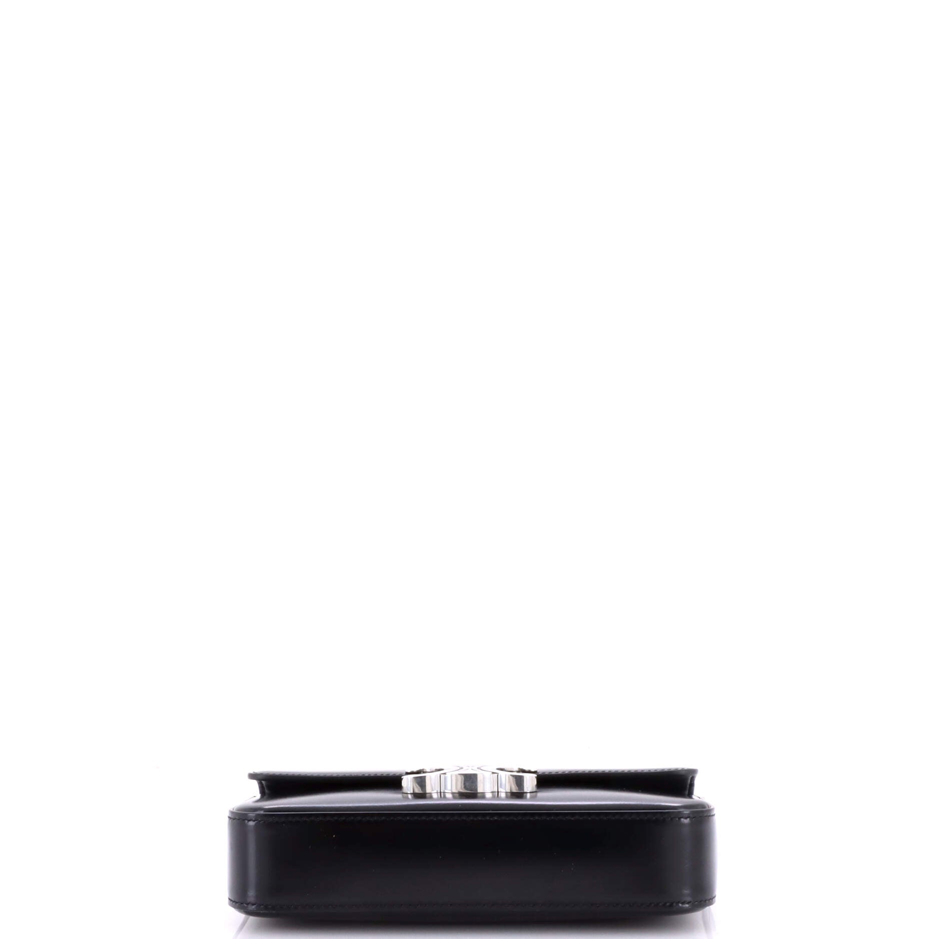 Triomphe Chain Shoulder Bag Leather Small