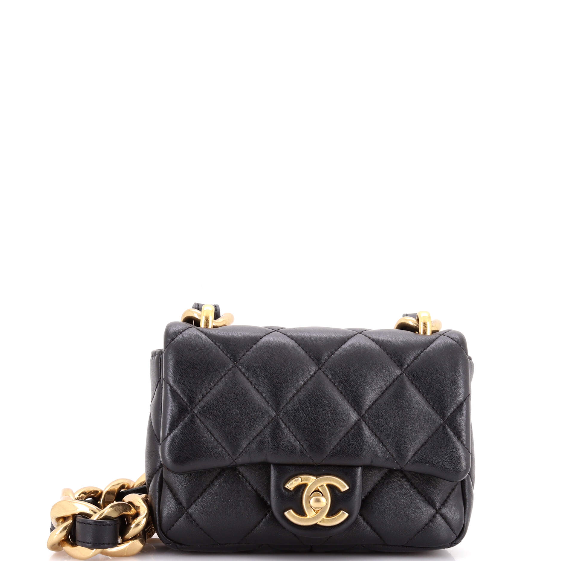 Funky Town Flap Bag Quilted Lambskin Mini