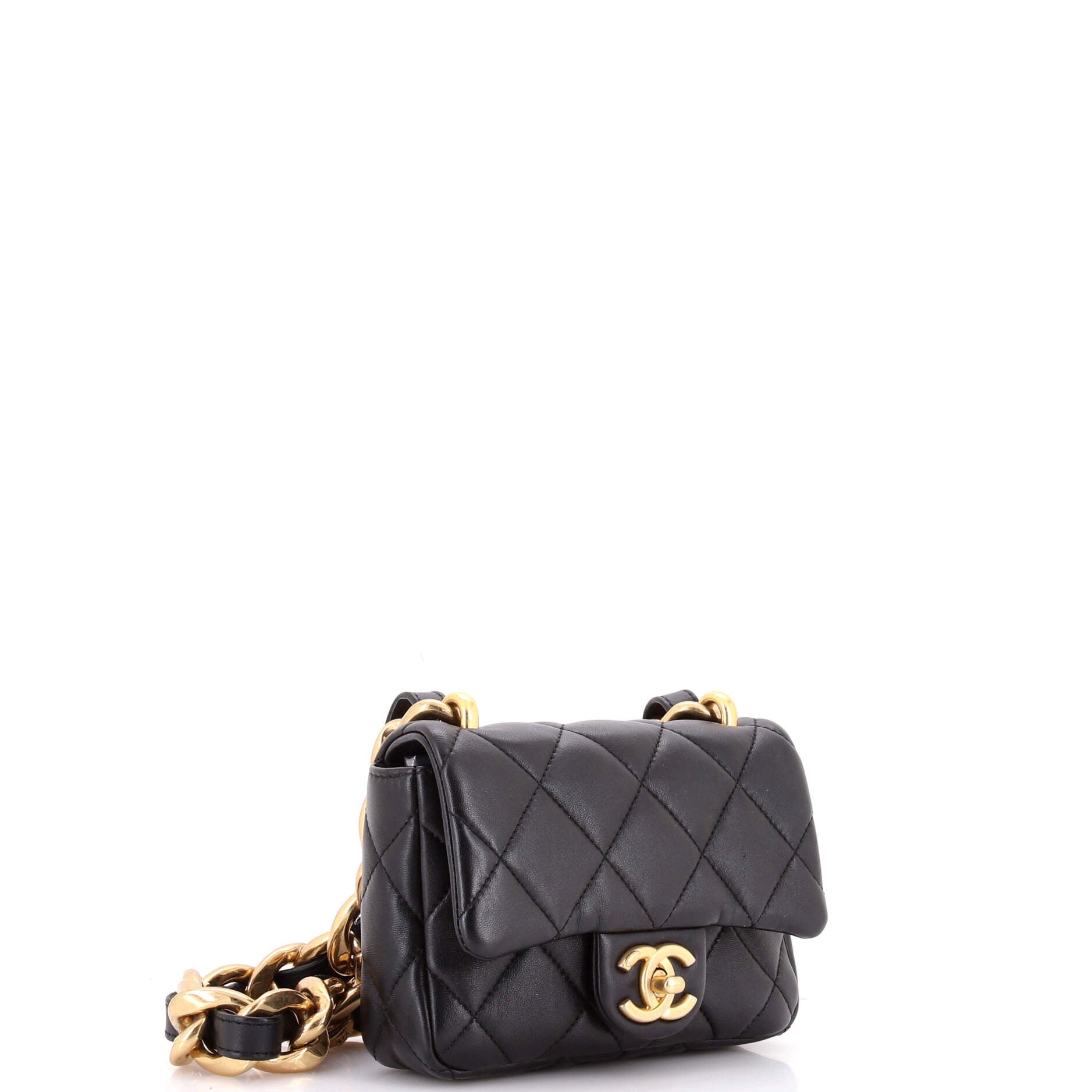 Funky Town Flap Bag Quilted Lambskin Mini