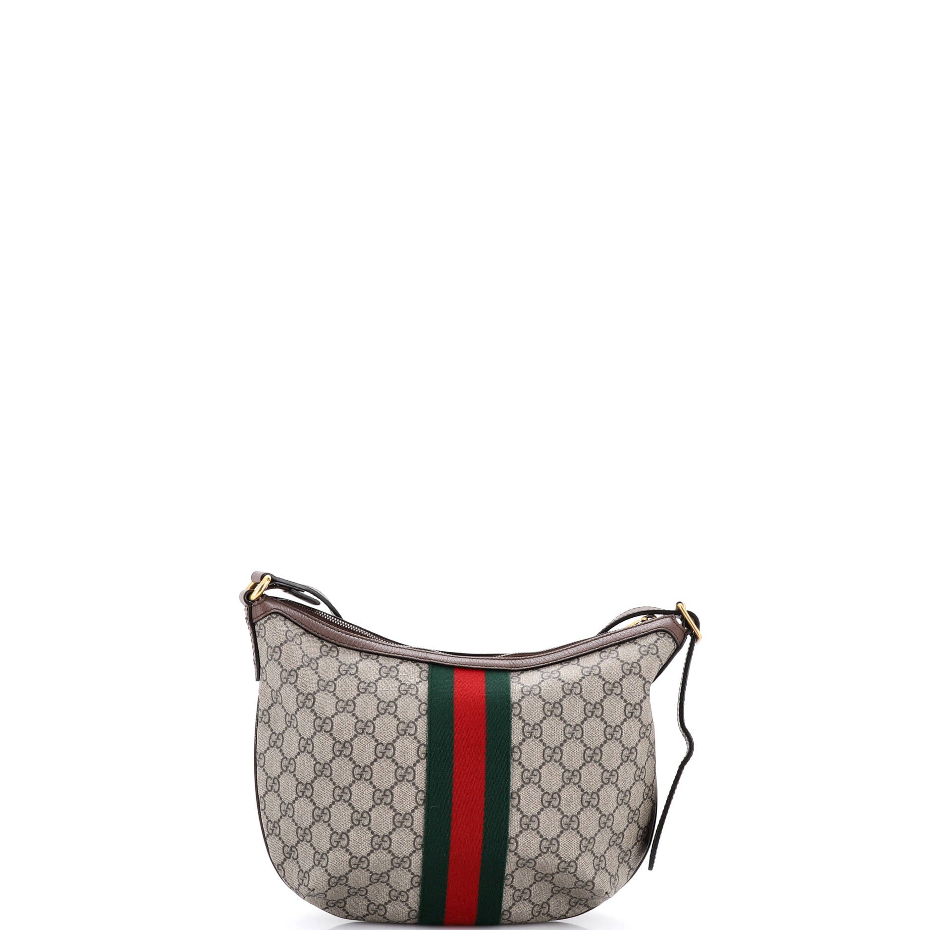 Ophidia Half Moon Hobo GG Coated Canvas Small