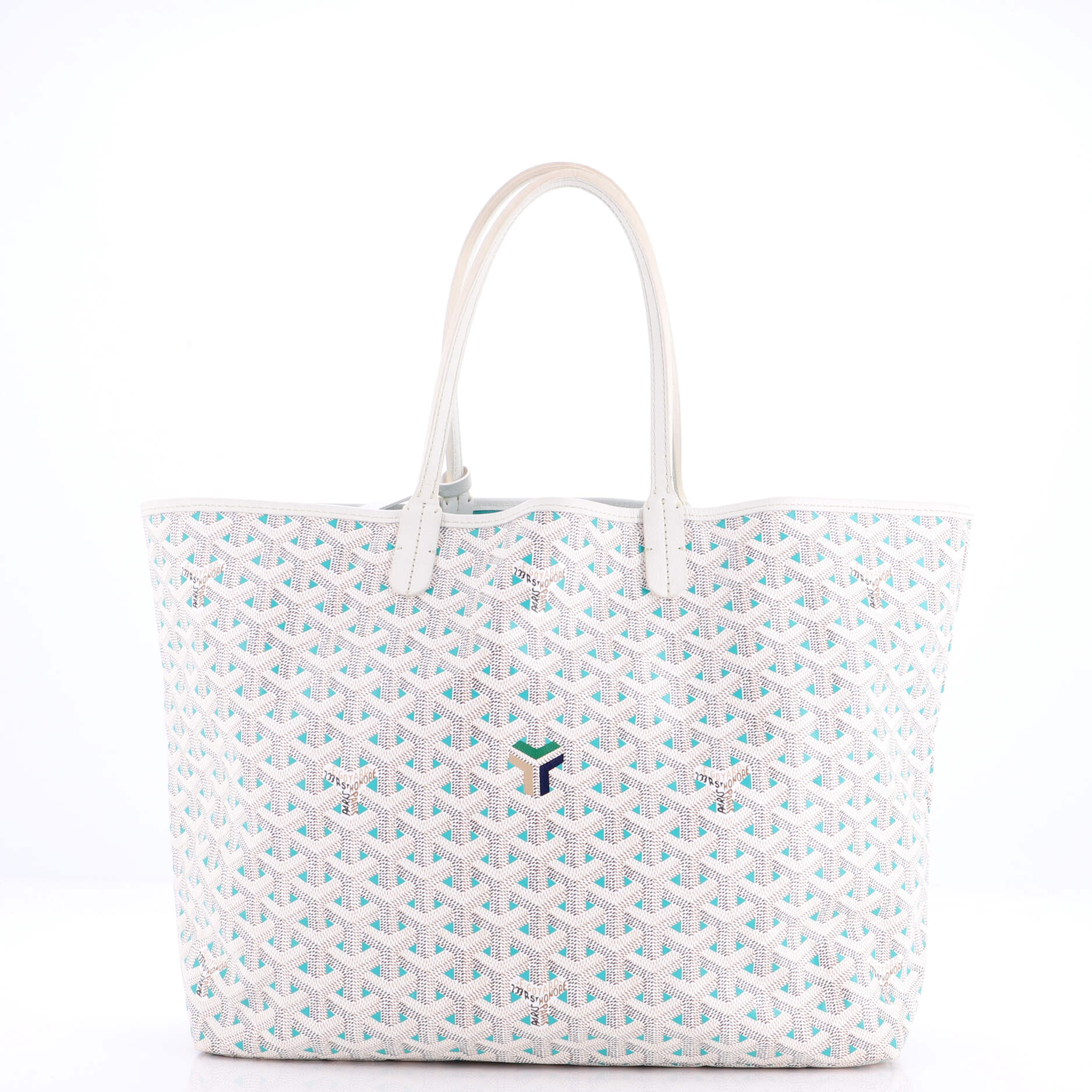 Saint Louis Tote Claire Voie Coated Canvas PM