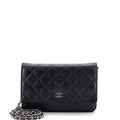 Wallet on Chain Quilted Caviar