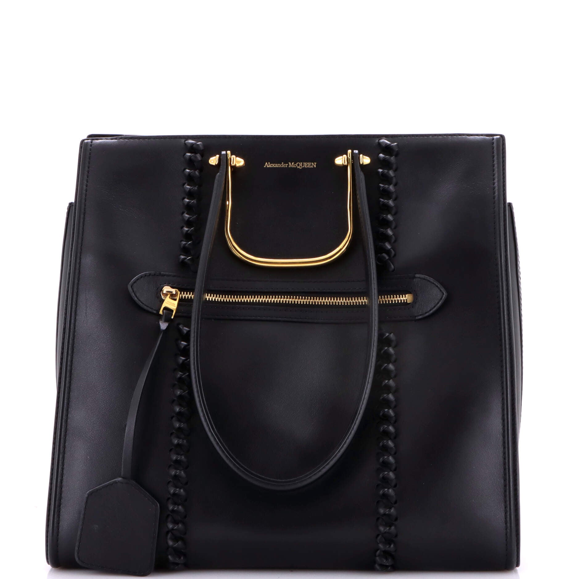 The Tall Story Tote Whipstitch Leather