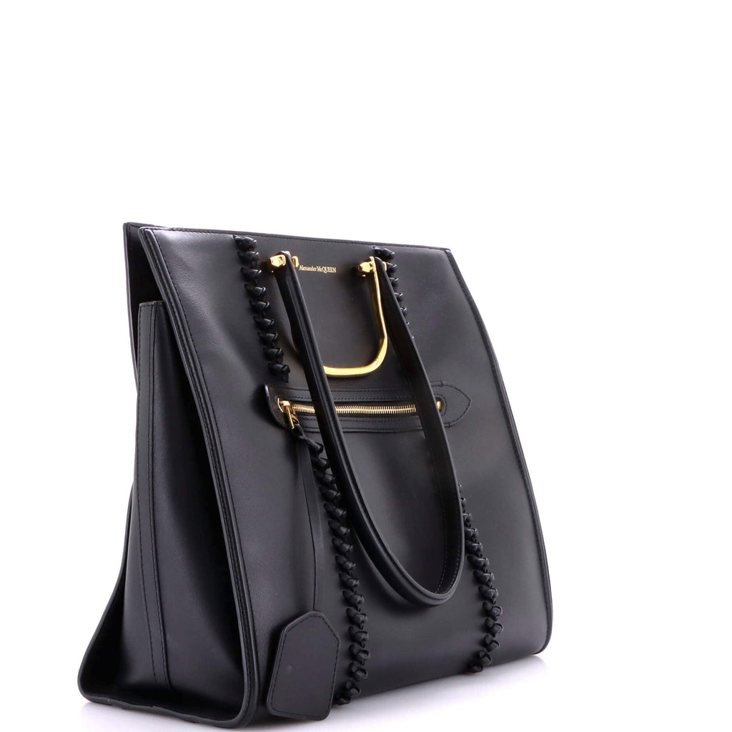 The Tall Story Tote Whipstitch Leather