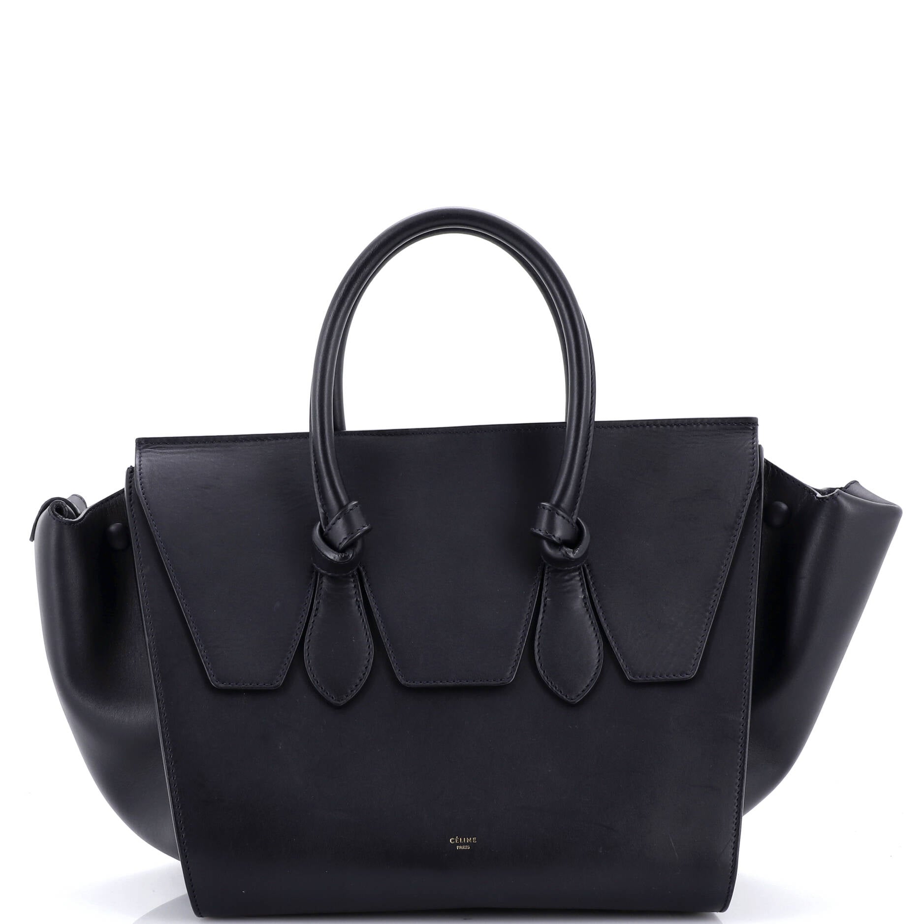 Tie Knot Tote Smooth Leather Small