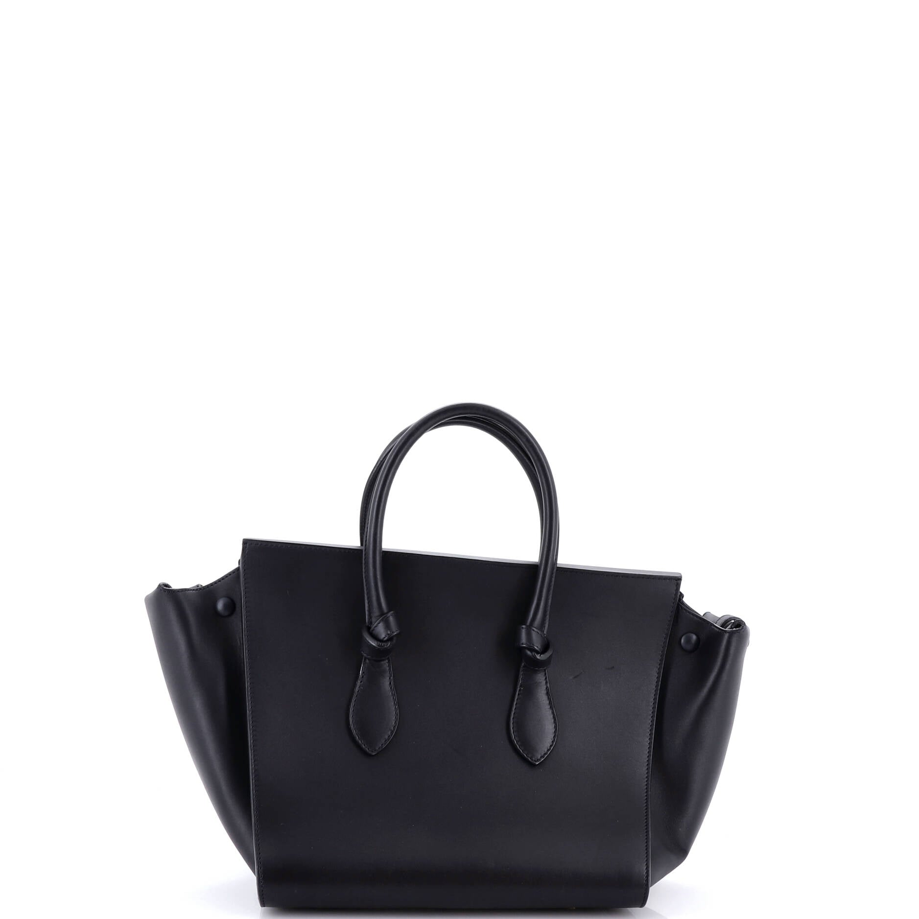 Tie Knot Tote Smooth Leather Small