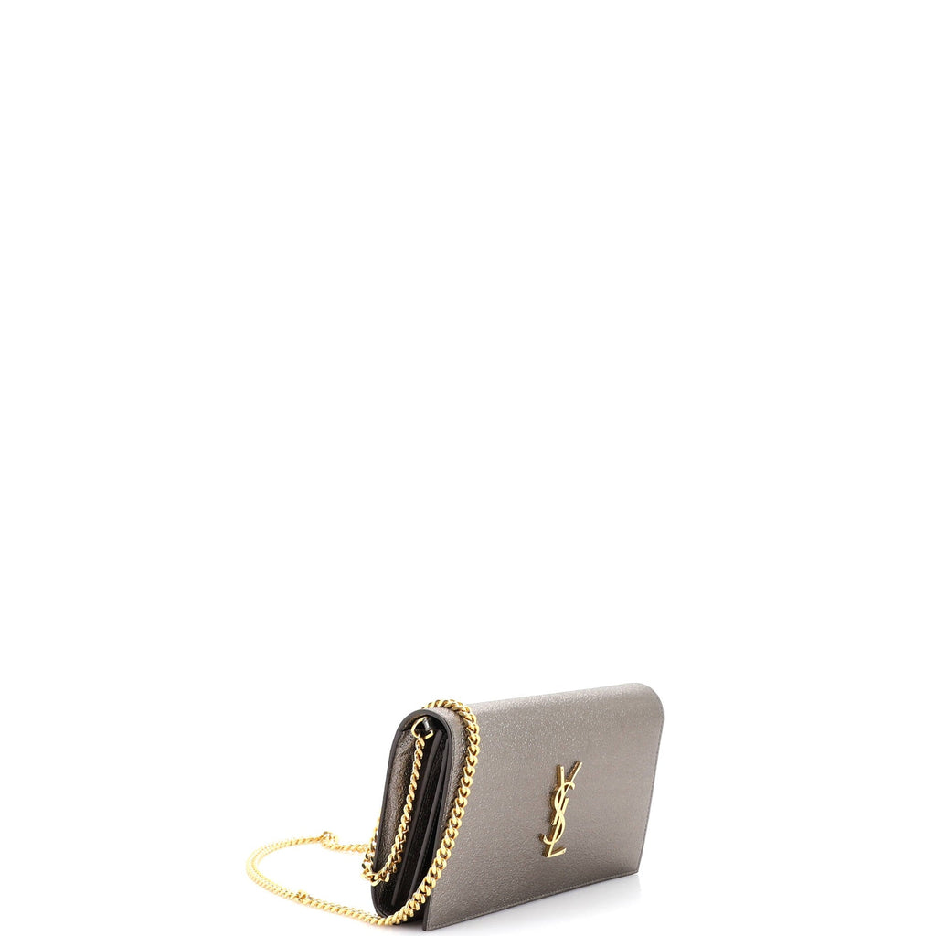 Classic Monogram Wallet on Chain Leather