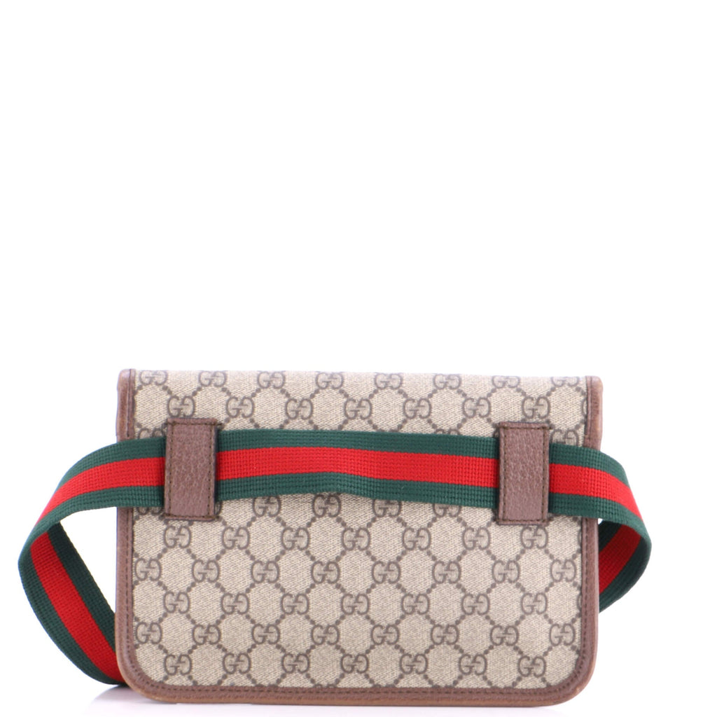 Neo Vintage Flap Belt Bag GG Coated Canvas