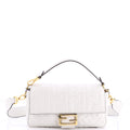 Baguette NM Bag Zucca Embossed Leather Medium