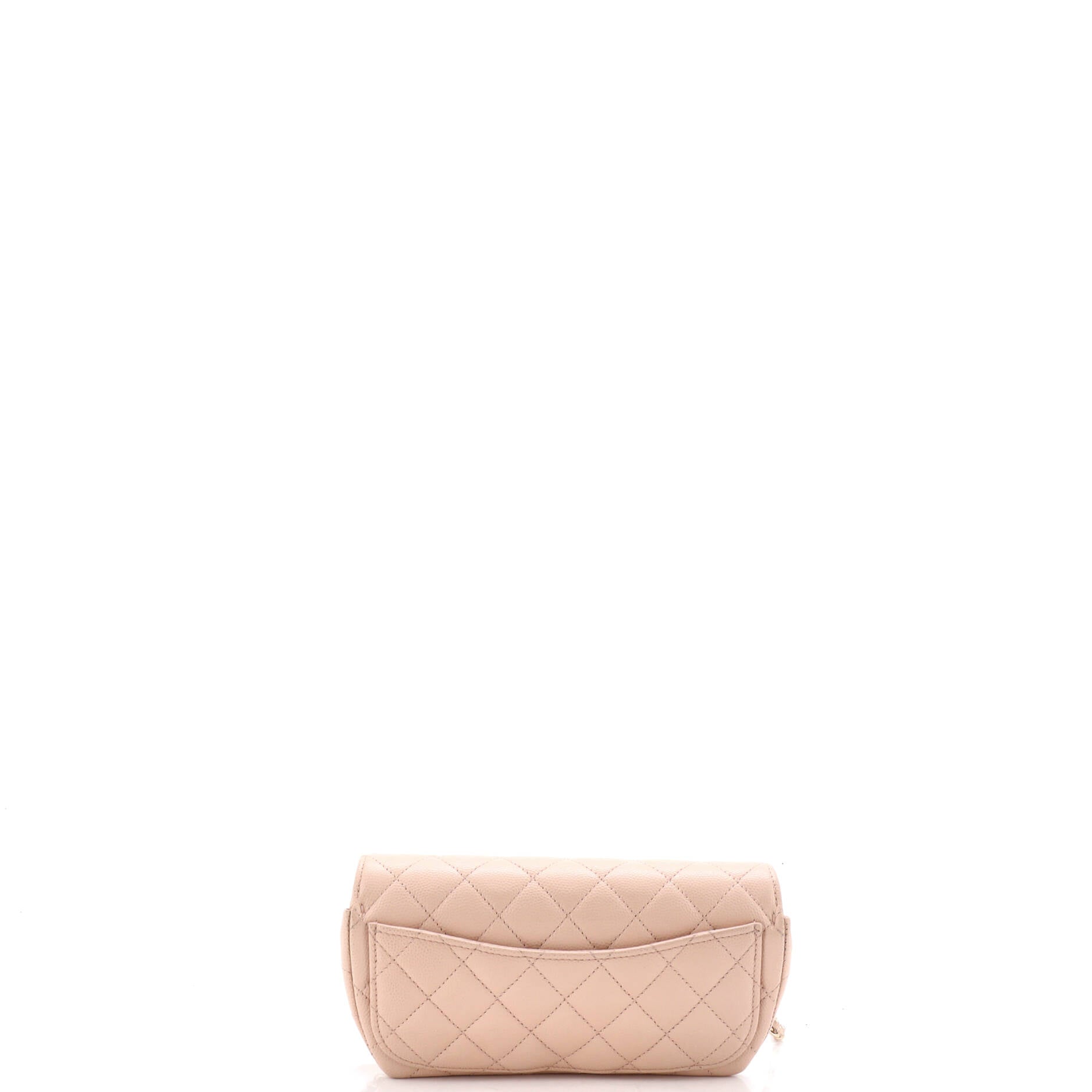 Classic Sunglasses Case with Chain Quilted Caviar