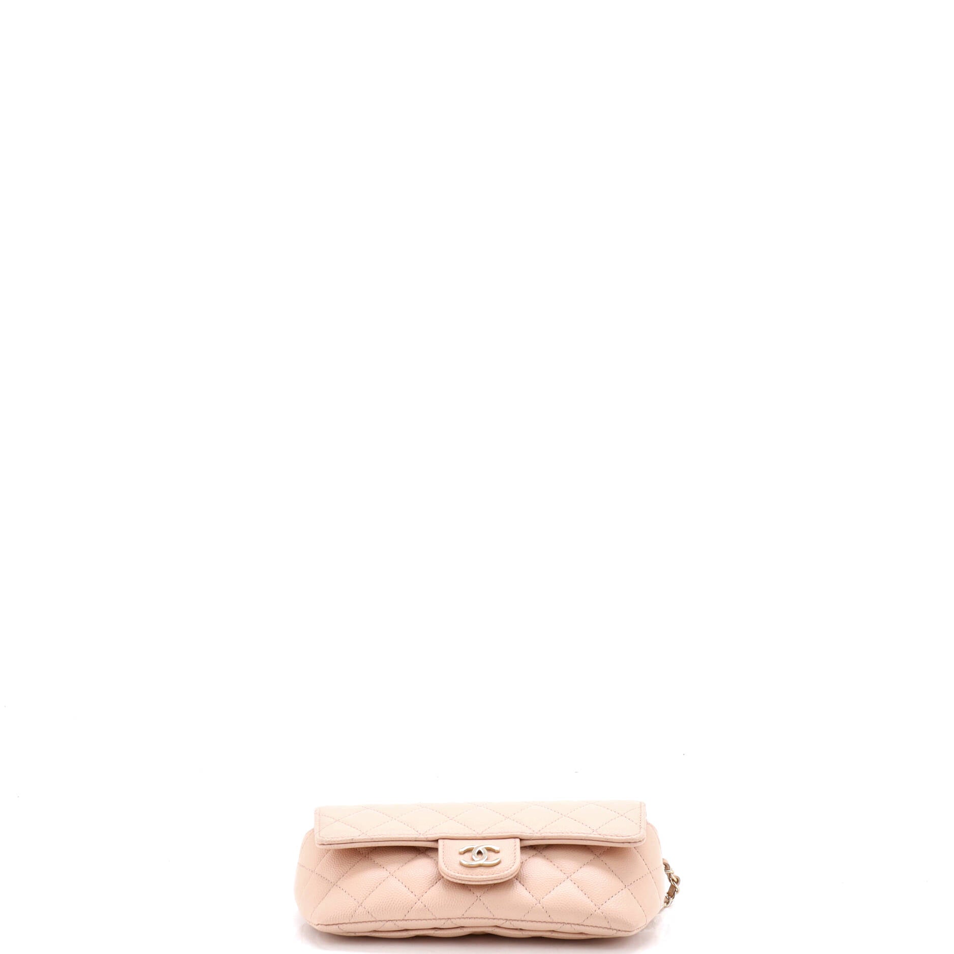 Classic Sunglasses Case with Chain Quilted Caviar