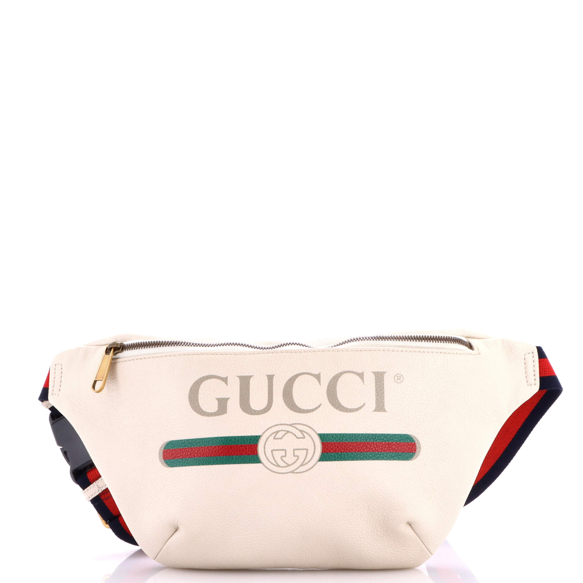 Logo Belt Bag Printed Leather Medium