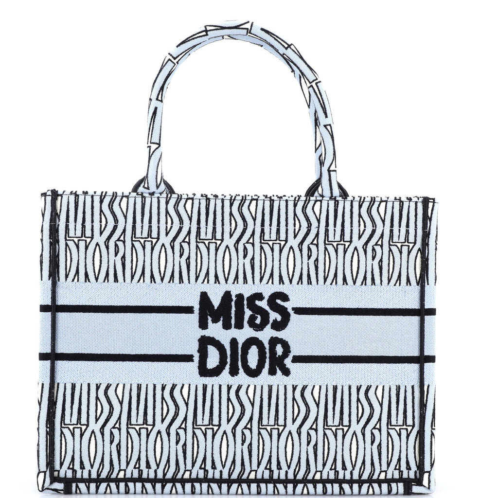 Miss Dior Book Tote Embroidered Canvas Medium