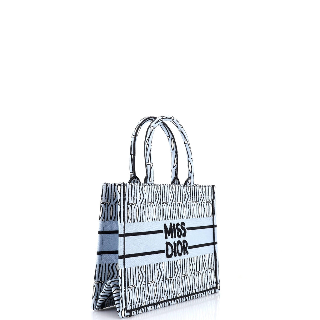 Miss Dior Book Tote Embroidered Canvas Medium
