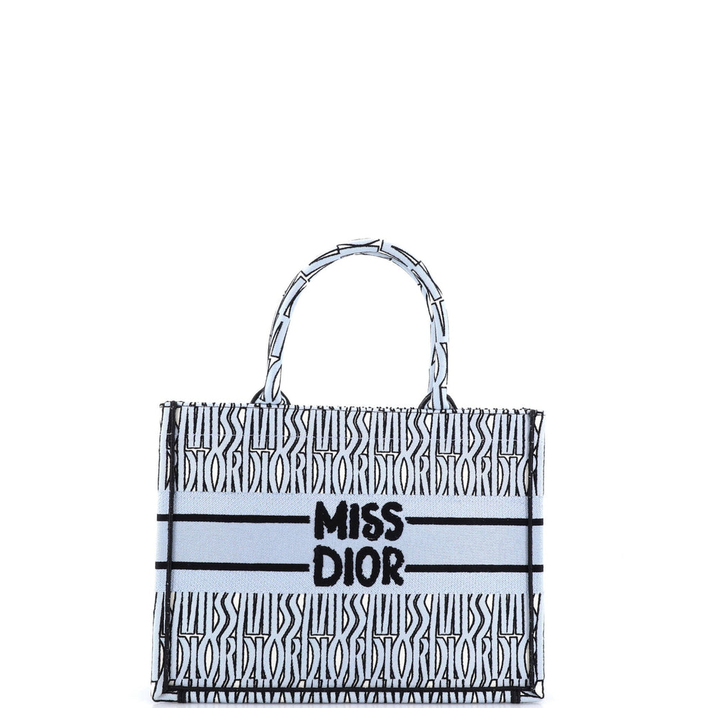 Miss Dior Book Tote Embroidered Canvas Medium
