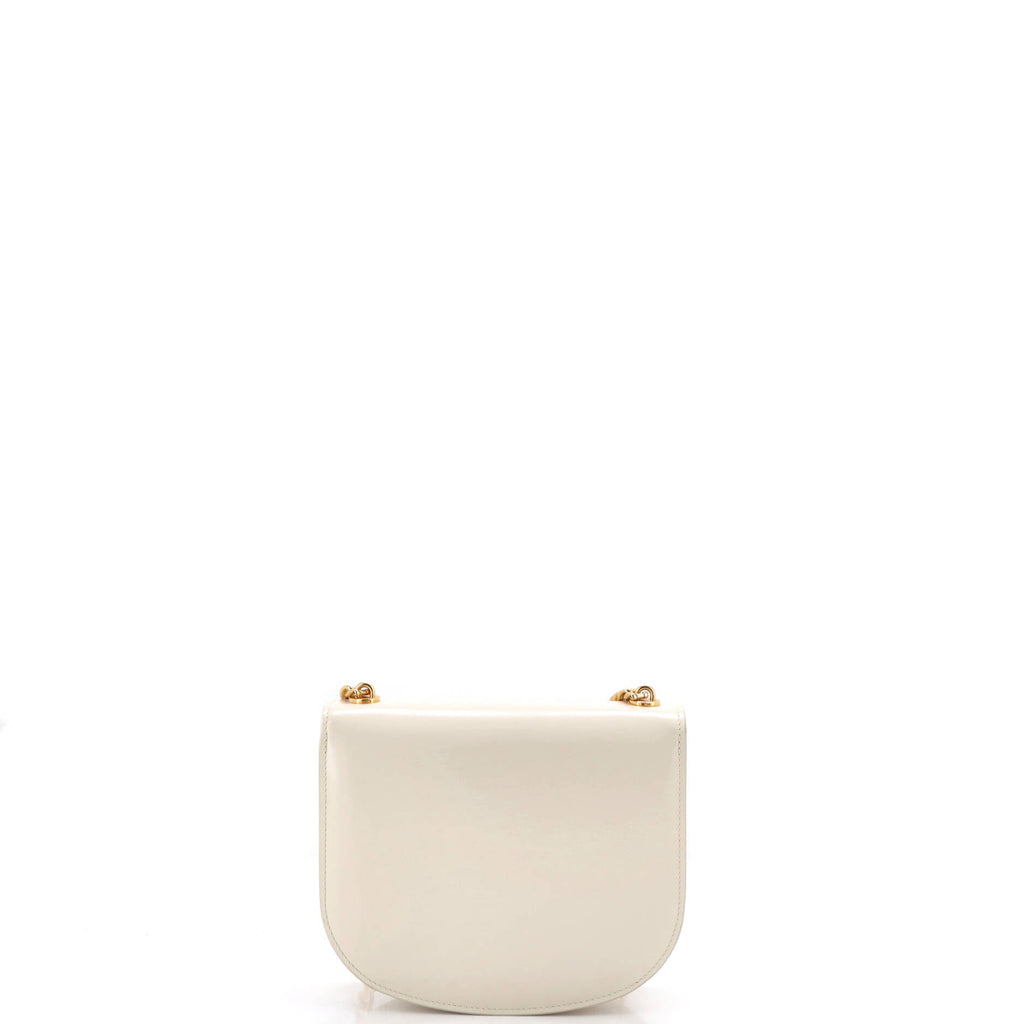 Triomphe Besace Clea Chain Flap Bag Leather