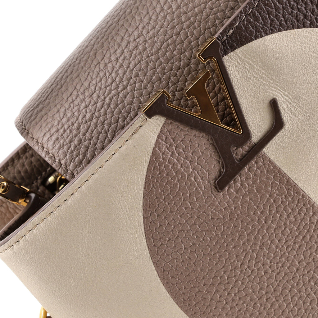 Capucines Bag Monogram Giant Flower Leather BB
