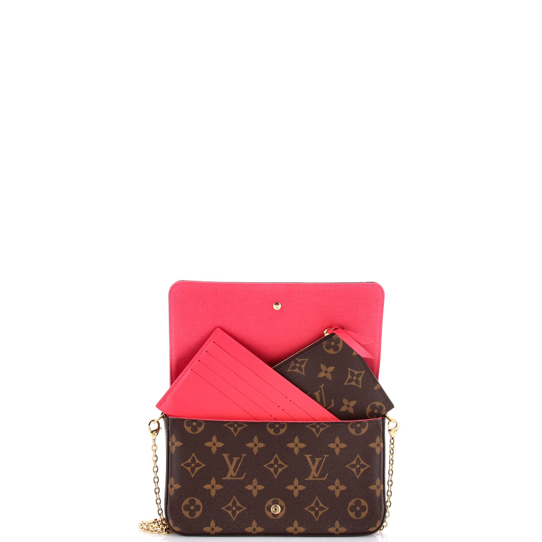 Felicie Pochette Limited Edition Vivienne Xmas Monogram Canvas