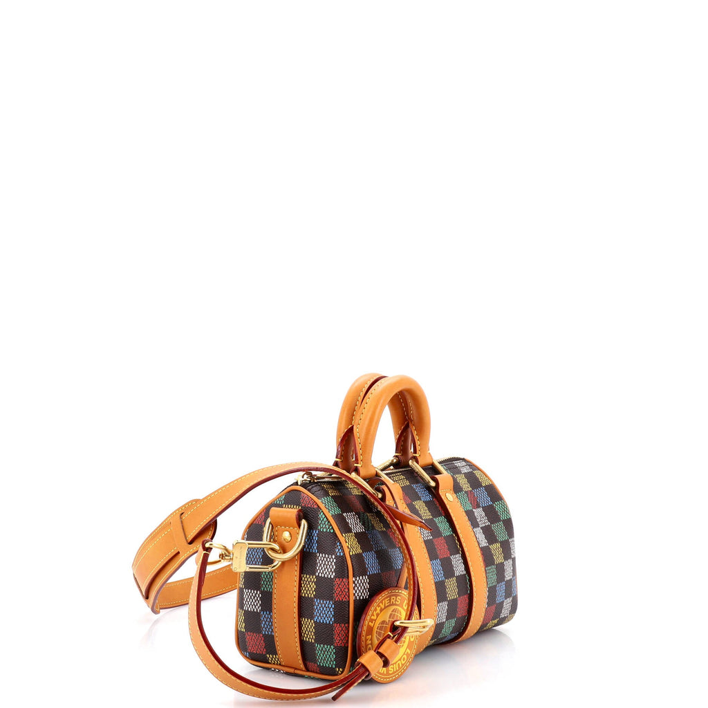 Keepall Bandouliere Bag Pharrell Williams LV Vers Damier 25