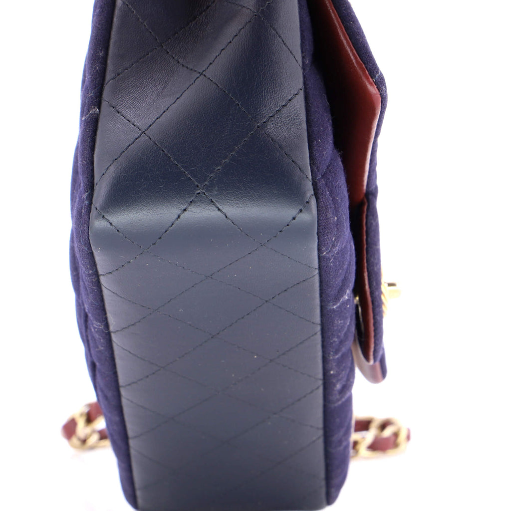 Paris-Hamburg Charms Classic Single Flap Bag Quilted Wool and Lambskin Mini