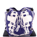 Silky City Bag Printed Silk and Leather PM