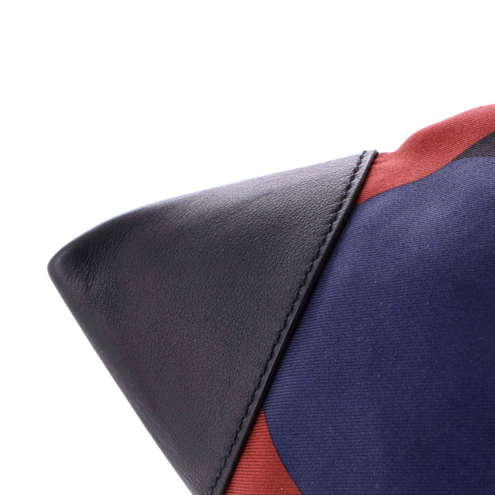 Silky City Bag Printed Silk and Leather PM