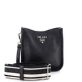 Logo Strap Crossbody Bag Vitello Daino Mini