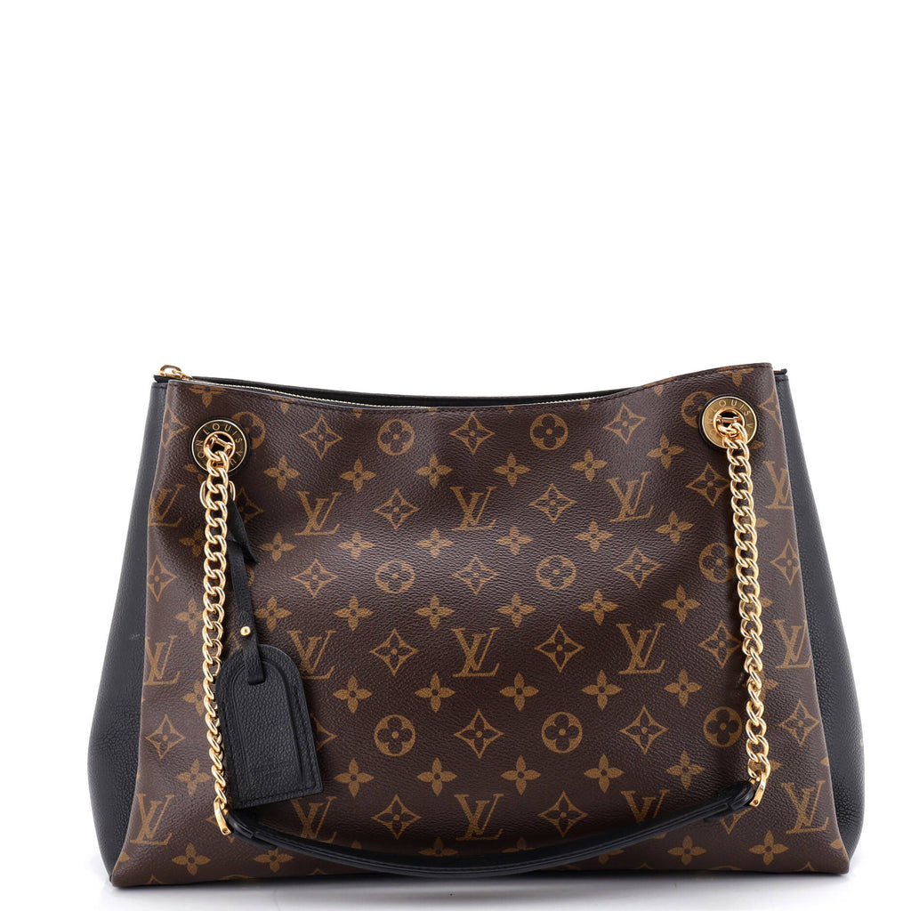 Surene Handbag Monogram Canvas with Leather MM