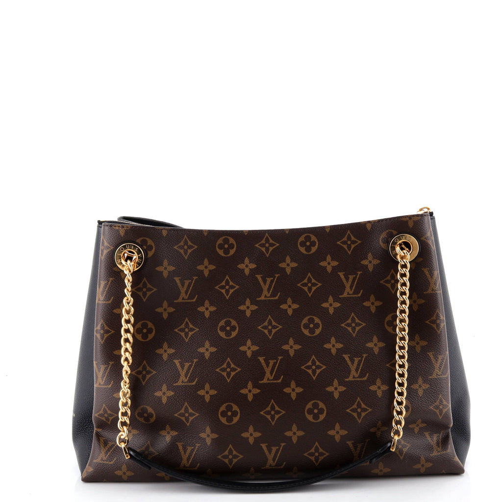 Surene Handbag Monogram Canvas with Leather MM