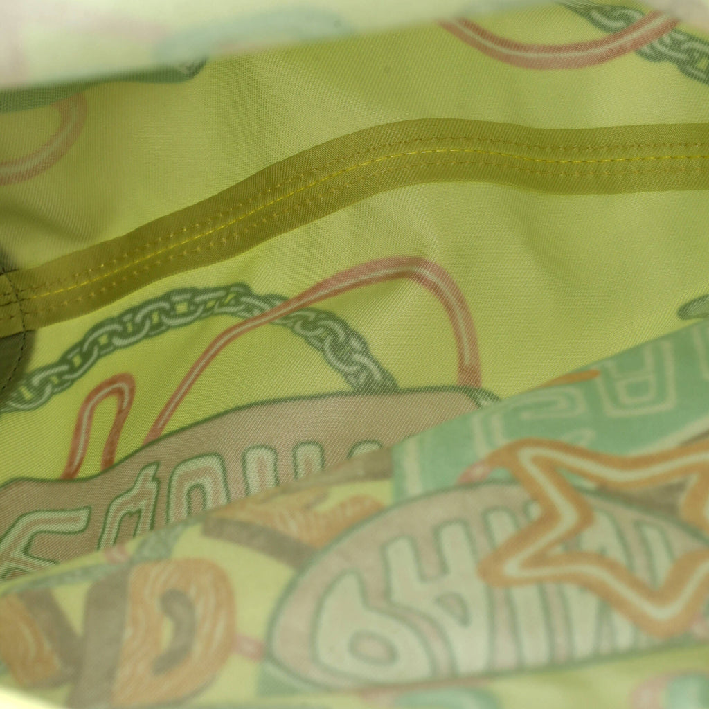 Silky City Bag Printed Silk and Leather PM