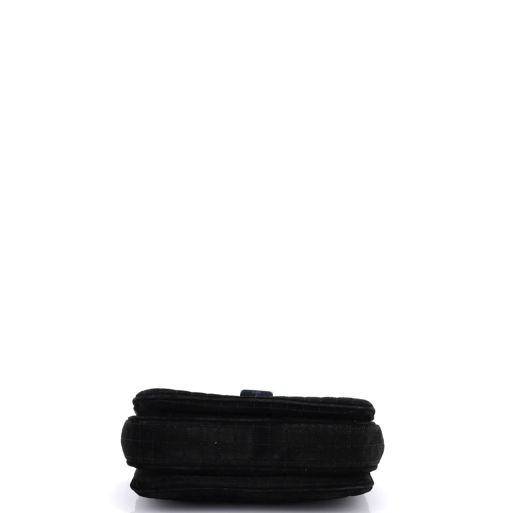 C Bag Quilted Suede Medium