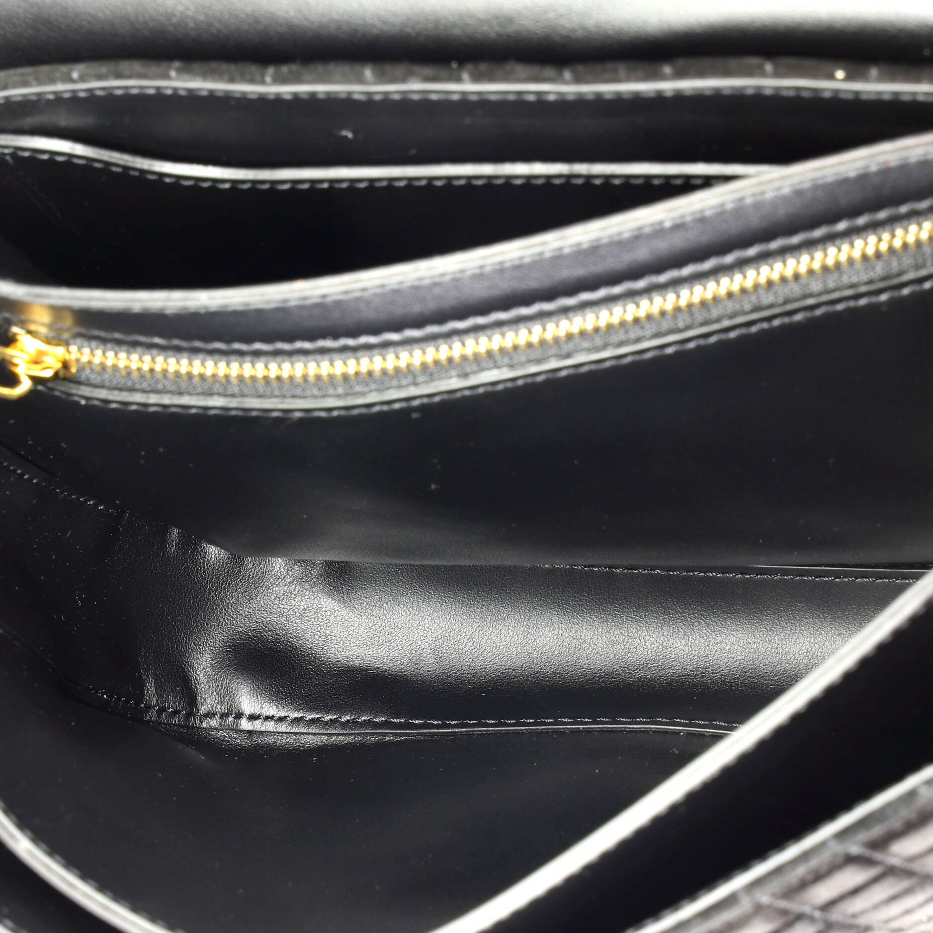 C Bag Quilted Suede Medium