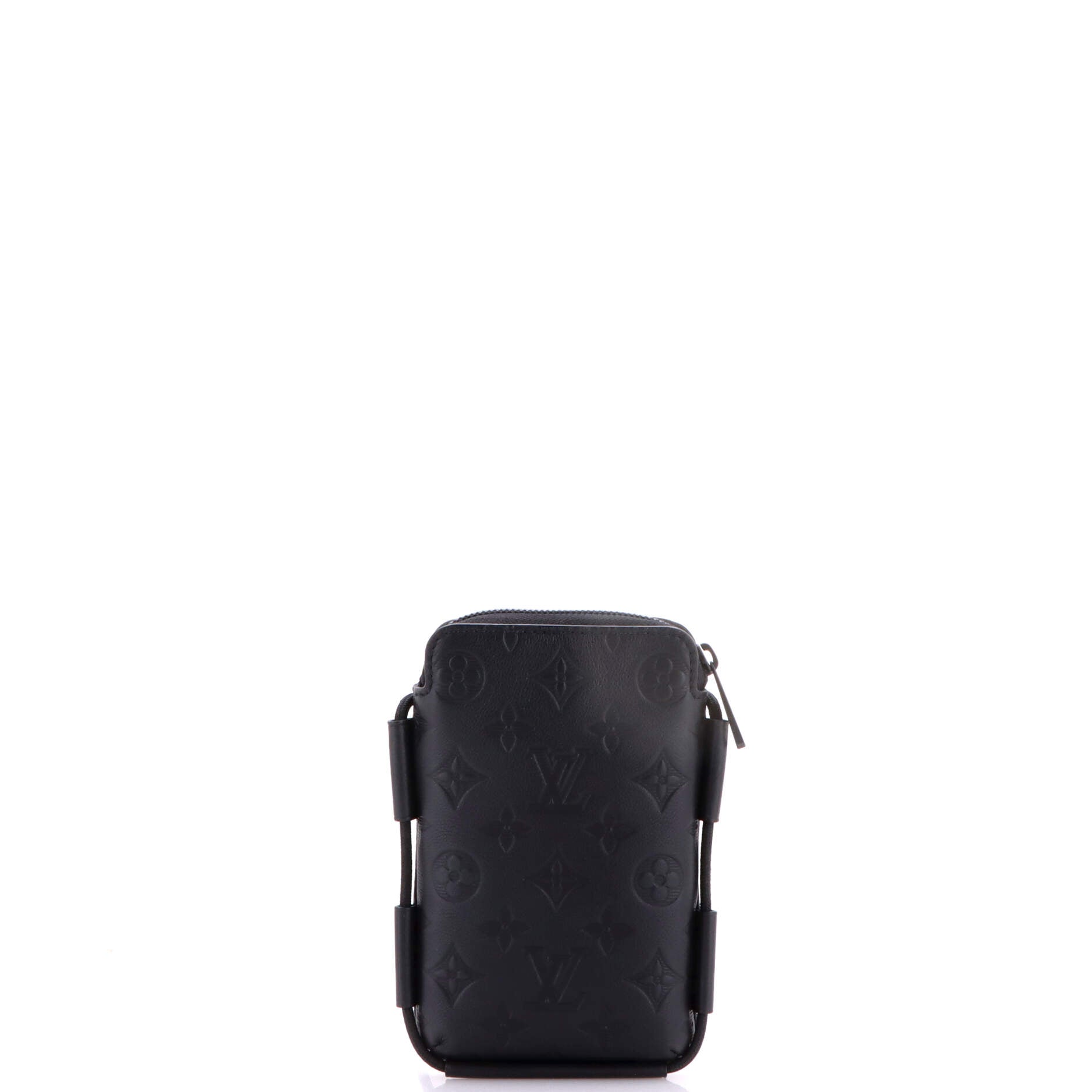 Lace Up Pouch Monogram Shadow Leather