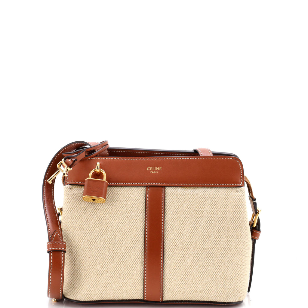 Teen Cabas De France Bag Leather and Canvas Small