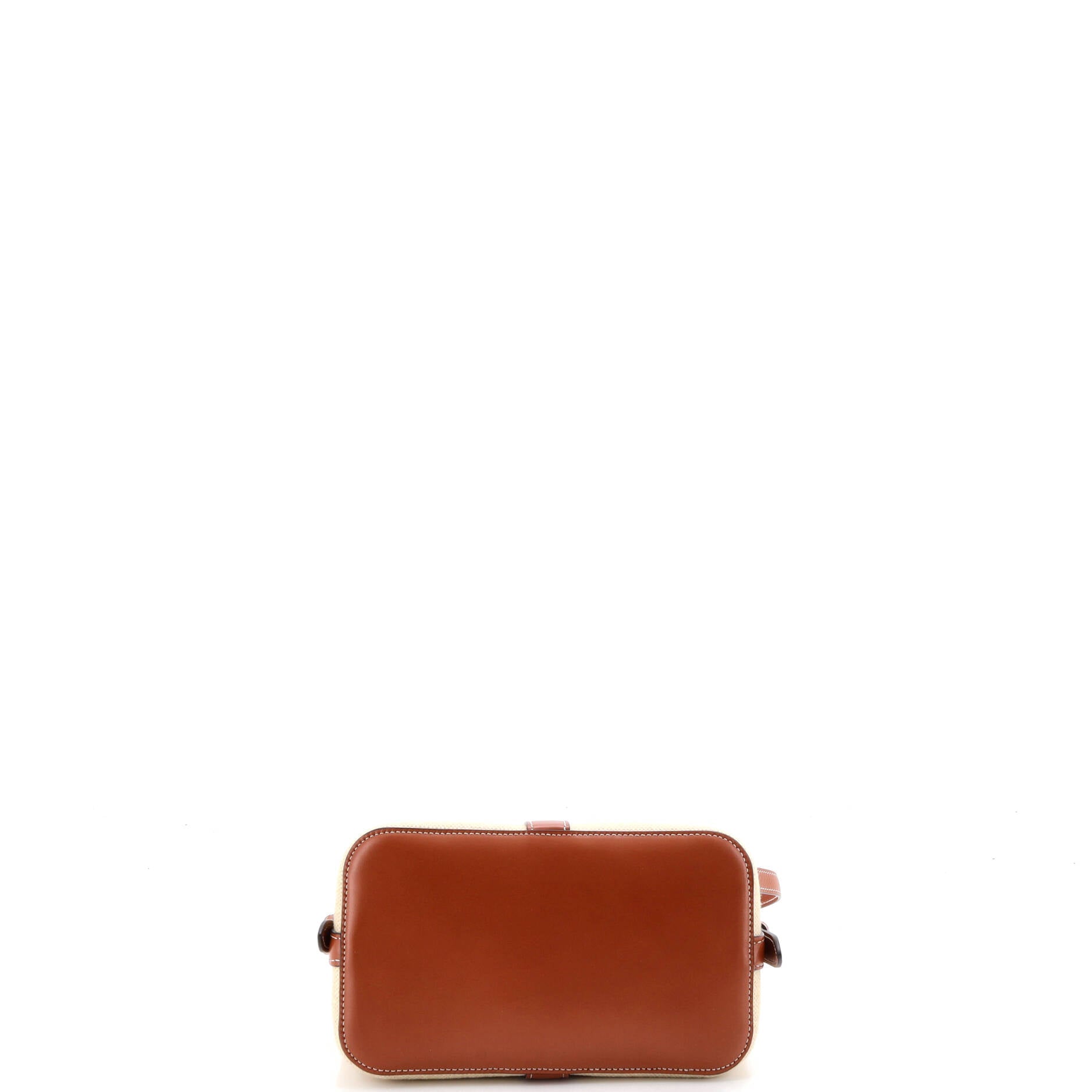 Teen Cabas De France Bag Leather and Canvas Small