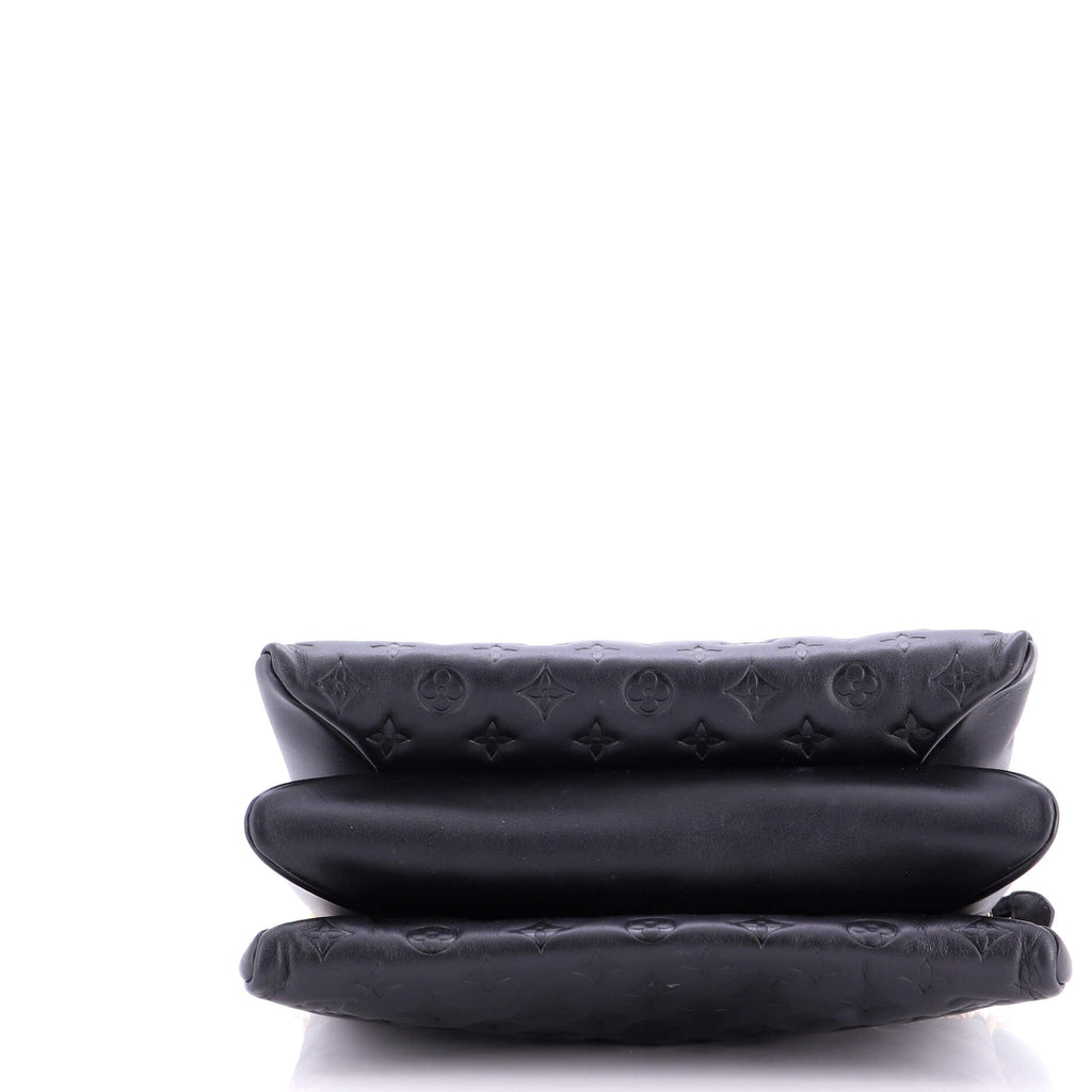 Coussin Bag Monogram Embossed Lambskin MM